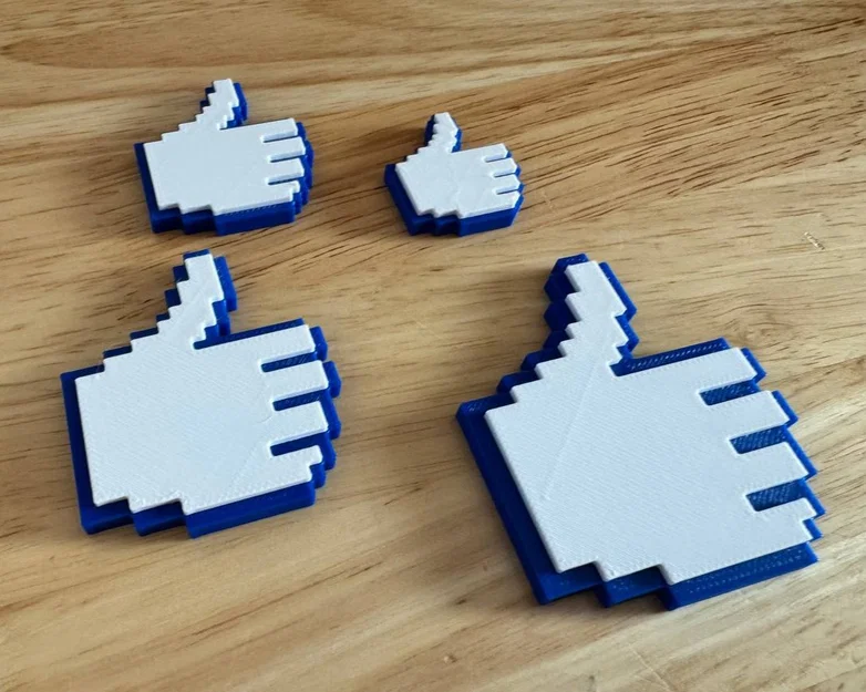 Nam châm tủ lạnh Like 8-Bit (In nhiều màu, Hot-swap) | Trang trí bảng trắng, văn phòng - Image 1