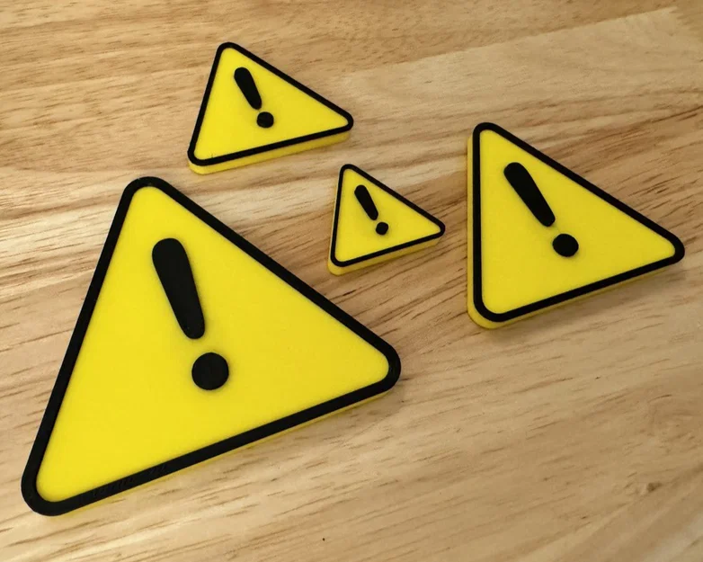 Nam châm tủ lạnh Biển báo Cảnh báo (Đa màu, Dễ dàng in ấn) - Image 1