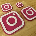 Nam châm tủ lạnh Logo Instagram (Đa màu, Dễ lắp ráp) | Trang trí bảng, tủ đồ, góc làm việc - Thumbnail 1