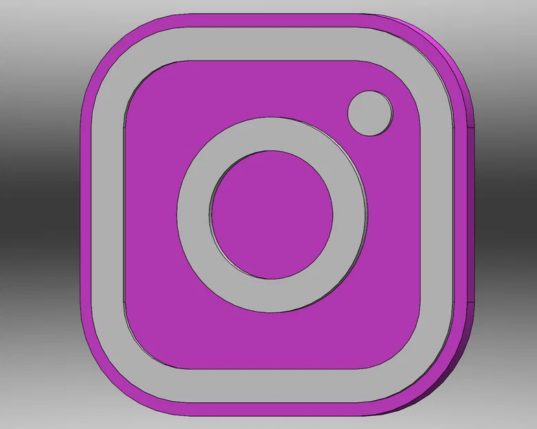 Nam châm tủ lạnh Logo Instagram (Đa màu, Dễ lắp ráp) | Trang trí bảng, tủ đồ, góc làm việc - Image 2