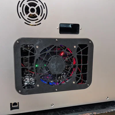 Ốp Lưng Qidi Plus4 Họa Tiết Mạng Nhện Cho Quạt 120mm