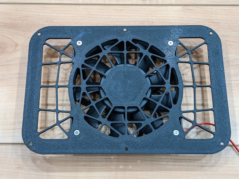 Ốp Lưng Qidi Plus4 Họa Tiết Mạng Nhện Cho Quạt 120mm - Image 2