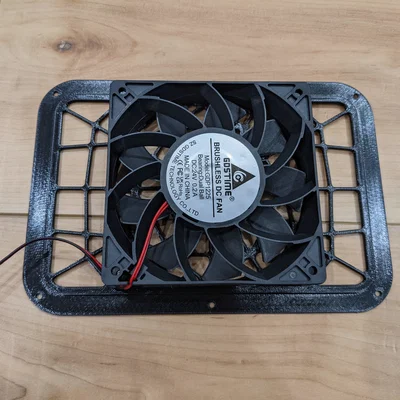 Ốp Lưng Qidi Plus4 Họa Tiết Mạng Nhện Cho Quạt 120mm