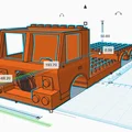 Mô hình khung xe cứu hỏa Tatra 6x6 tương thích LEGO để in 3D - Thumbnail 2
