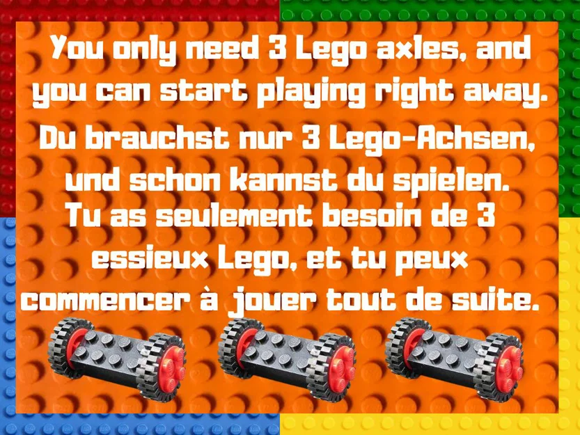 Mô hình khung xe cứu hỏa Tatra 6x6 tương thích LEGO để in 3D - Image 3
