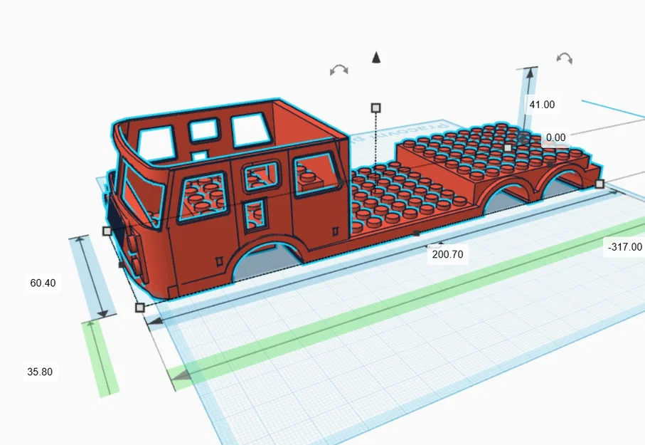 Khung xe cứu hỏa LEGO 6x6 - Mô hình in 3D sáng tạo cho mọi lứa tuổi - Image 2