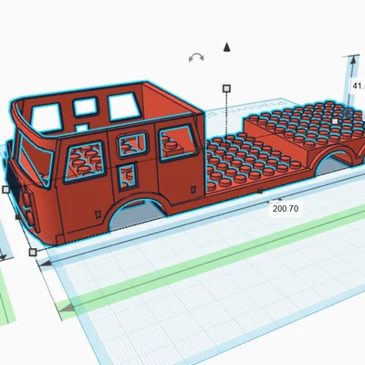 Khung xe cứu hỏa LEGO 6x6 - Mô hình in 3D sáng tạo cho mọi lứa tuổi