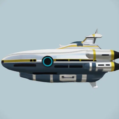 Mô hình tàu vũ trụ Aurora trong Subnautica (File in 3D)