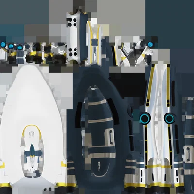 Mô hình tàu vũ trụ Aurora trong Subnautica (File in 3D)