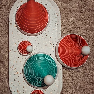 Mũ ông già Noel 3D xếp gọn (Big Collapsible Fidget Santa's Hat)