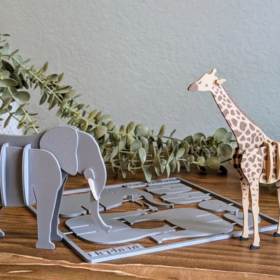 Wildlife Kit Card - Bộ mô hình các loài động vật hoang dã