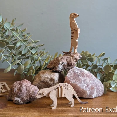 Wildlife Kit Card - Bộ mô hình các loài động vật hoang dã