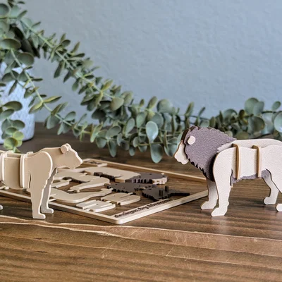 Wildlife Kit Card - Bộ mô hình các loài động vật hoang dã