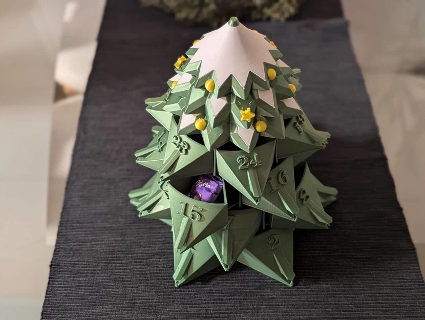 Lịch Mùa Vọng Hình Cây Thông Noel (Christmas Tree Advent Calendar) - Image 3