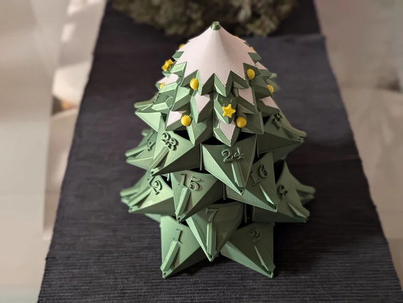 Lịch Mùa Vọng Hình Cây Thông Noel (Christmas Tree Advent Calendar) - Image 4