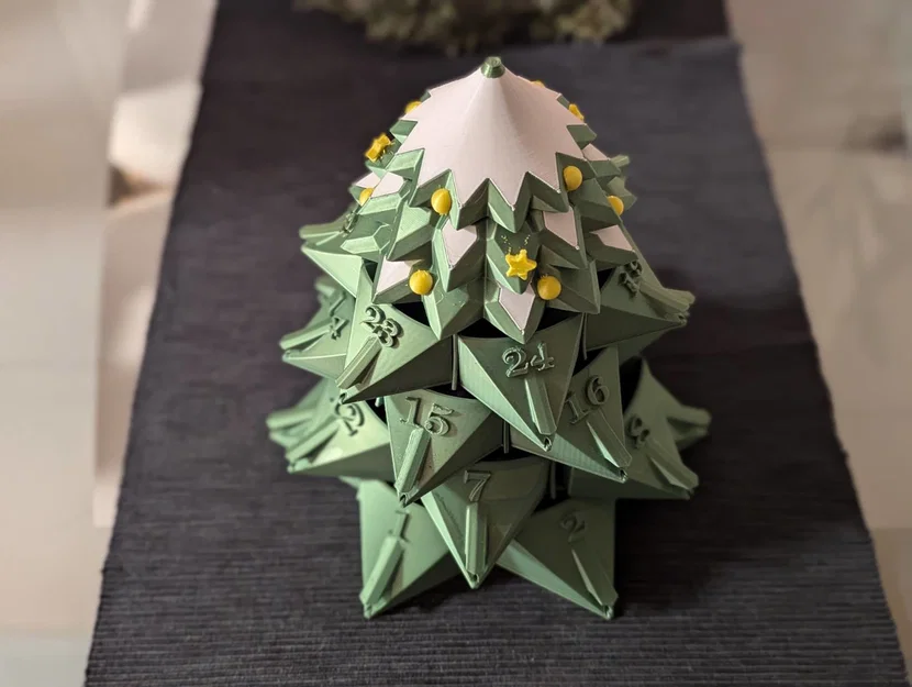 Lịch Mùa Vọng Hình Cây Thông Noel (Christmas Tree Advent Calendar) - Image 5