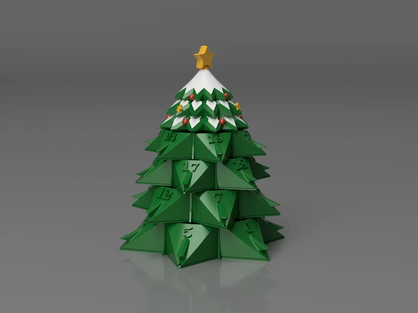 Lịch Mùa Vọng Hình Cây Thông Noel (Christmas Tree Advent Calendar) - Image 7