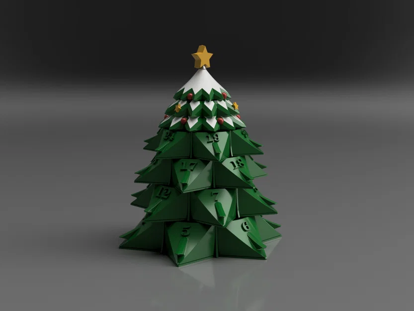 Lịch Mùa Vọng Hình Cây Thông Noel (Christmas Tree Advent Calendar) - Image 8