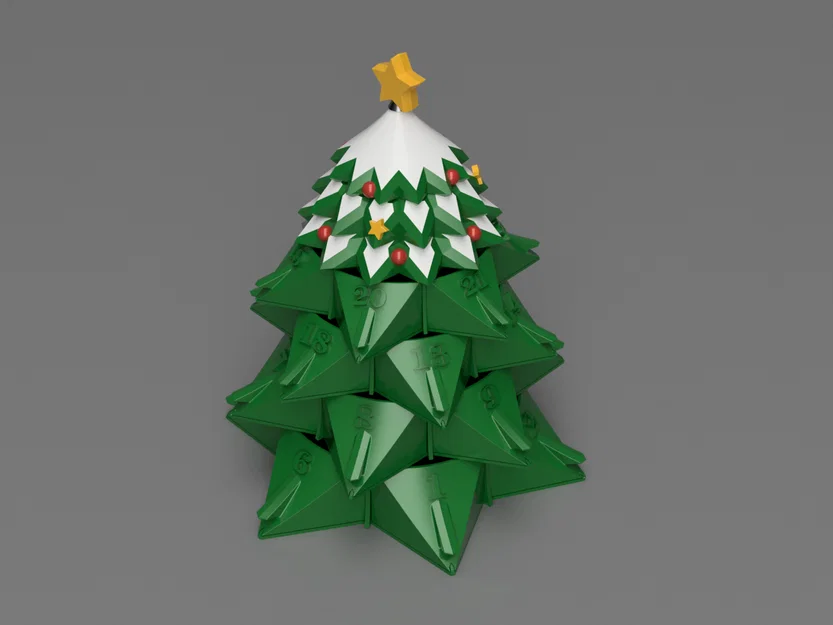 Lịch Mùa Vọng Hình Cây Thông Noel (Christmas Tree Advent Calendar) - Image 9