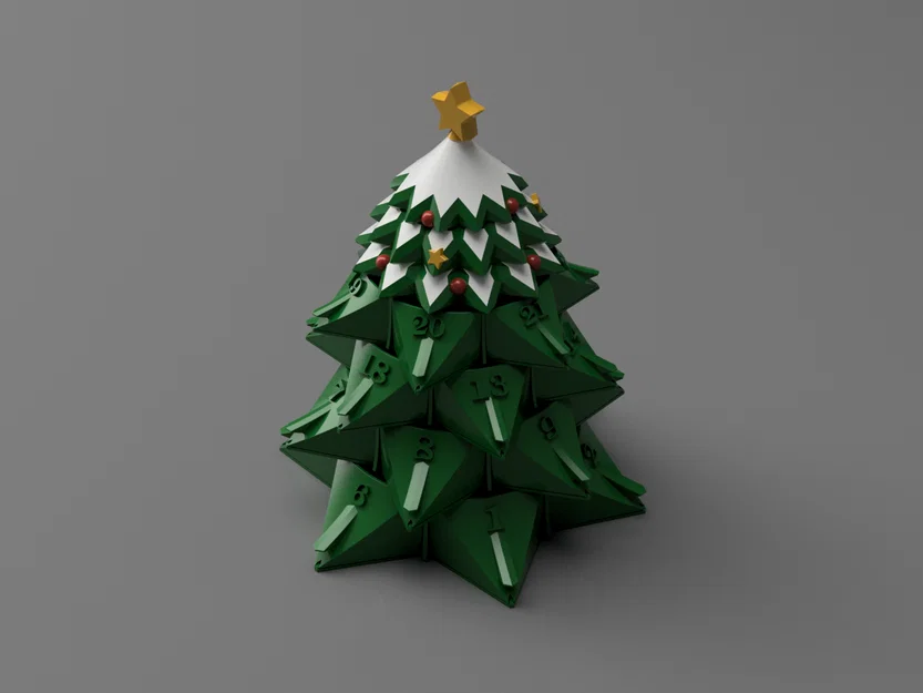 Lịch Mùa Vọng Hình Cây Thông Noel (Christmas Tree Advent Calendar) - Image 10