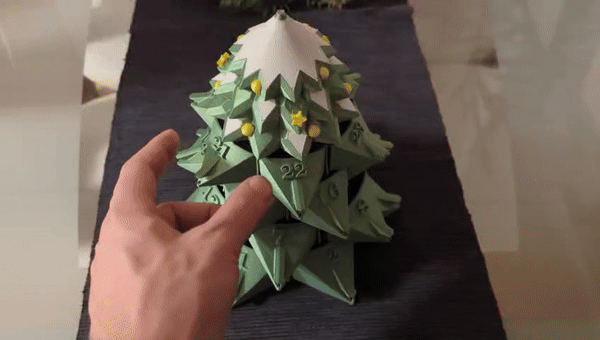 Lịch Mùa Vọng Hình Cây Thông Noel (Christmas Tree Advent Calendar) - Image 11