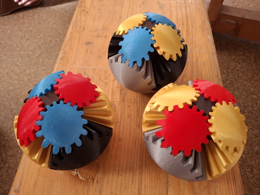 Gear Ball - Quả Cầu Bánh Răng Xoay - Image 2