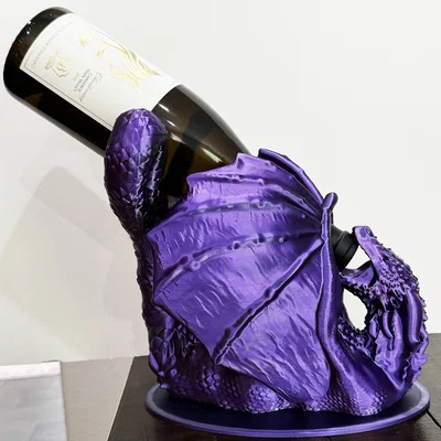 Đế giữ chai rượu hình Rồng (Dragon Wine Bottle Holder)