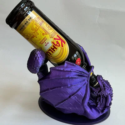 Đế giữ chai rượu hình Rồng (Dragon Wine Bottle Holder)