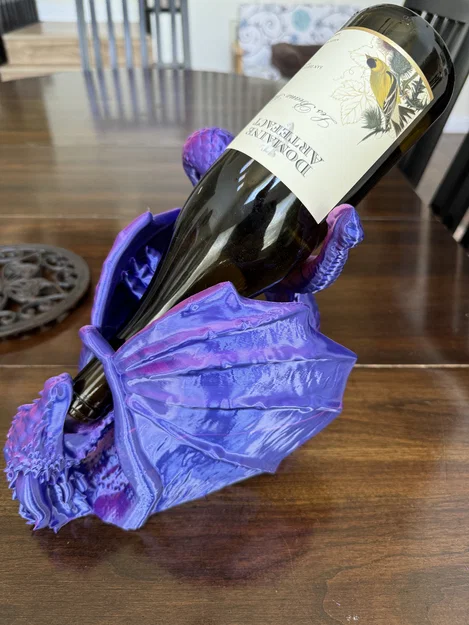 Đế giữ chai rượu hình Rồng (Dragon Wine Bottle Holder) - Image 4