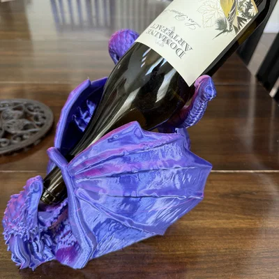Đế giữ chai rượu hình Rồng (Dragon Wine Bottle Holder)