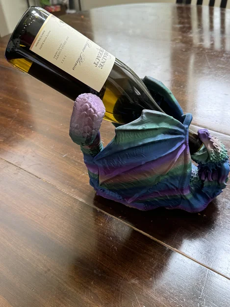Đế giữ chai rượu hình Rồng (Dragon Wine Bottle Holder) - Image 11