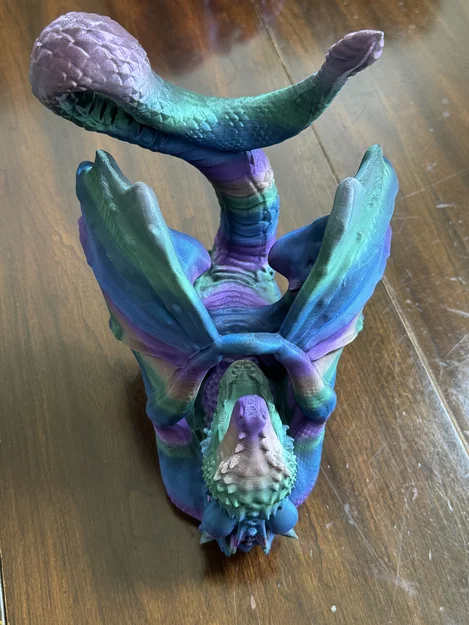 Đế giữ chai rượu hình Rồng (Dragon Wine Bottle Holder) - Image 12