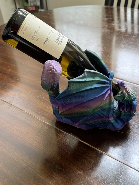 Đế giữ chai rượu hình Rồng (Dragon Wine Bottle Holder) - Image 13