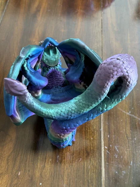 Đế giữ chai rượu hình Rồng (Dragon Wine Bottle Holder) - Image 14