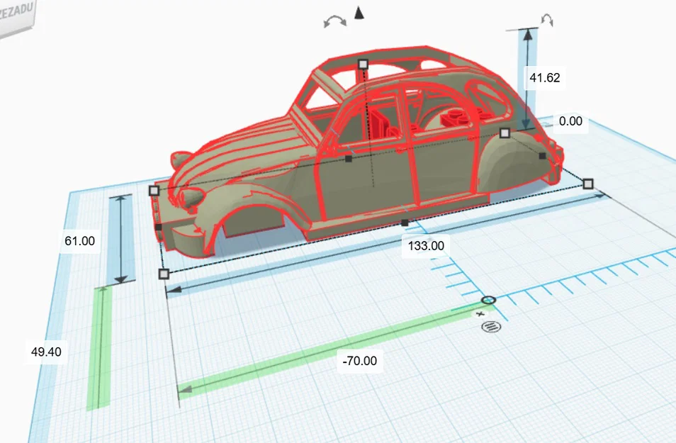 Mô hình xe Citroen 2CV Charleston in 3D tương thích với LEGO - Image 4