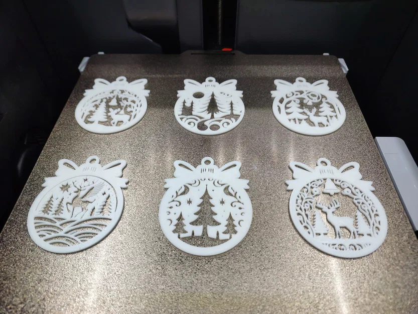 Bộ 34 mẫu vật phẩm trang trí Giáng sinh 3D (Christmas Ornaments) - Image 6