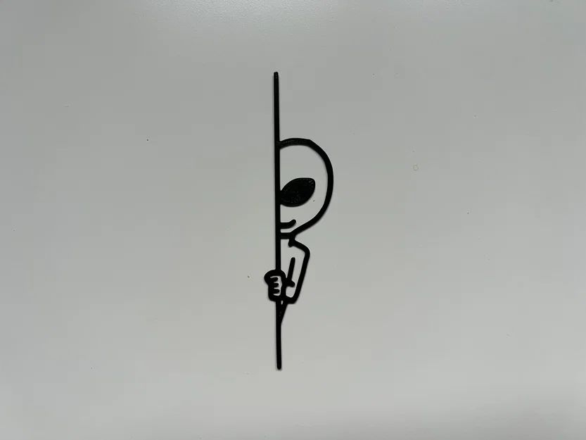 Mô hình trang trí Alien Wall Art #2 dễ thương cho không gian sống - Image 1