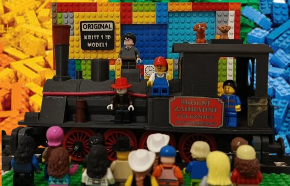 Mô hình đầu tàu hơi nước LEGO Steam Loco 01 in 3D cực chất - Image 2