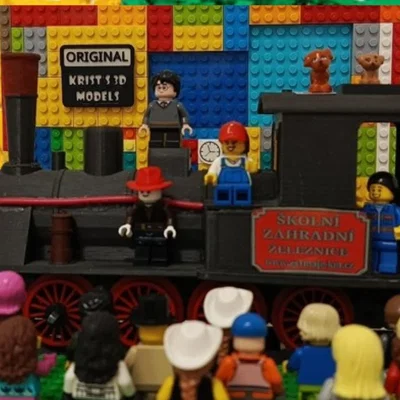 Mô hình đầu tàu hơi nước LEGO Steam Loco 01 in 3D cực chất