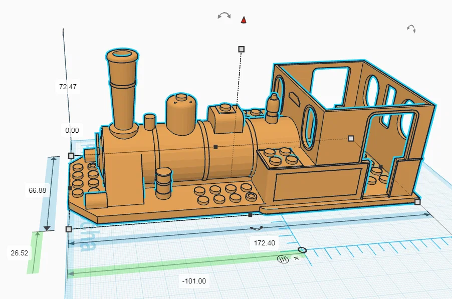 Mô hình đầu tàu hơi nước LEGO Steam Loco 01 in 3D cực chất - Image 3