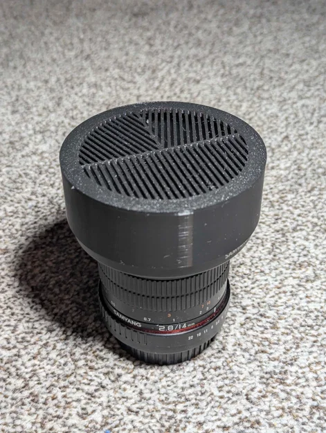 Mặt nạ lấy nét Bahtinov cho ống kính Samyang 14mm in 3D - Image 1