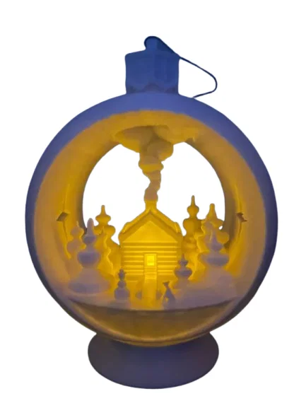 Mô hình quả cầu trang trí Giáng sinh in 3D đẹp mắt - Image 1