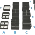 Bộ khay đựng đồ dùng bàn làm việc đa năng, in 3D dễ dàng không cần support - Thumbnail 4