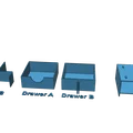 Bộ khay đựng đồ dùng bàn làm việc đa năng, in 3D dễ dàng không cần support - Thumbnail 9