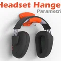 Giá treo tai nghe gắn tường (Headset Wall Mount) in 3D gọn gàng - Thumbnail 1
