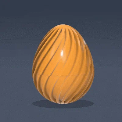 Mô hình quả trứng Easter Egg Surprise in 3D độc đáo