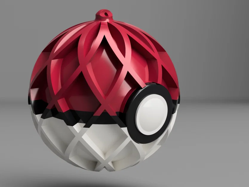 Quả cầu Giáng sinh bất ngờ phong cách Pokeball - Image 2