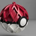 Quả cầu Giáng sinh bất ngờ phong cách Pokeball - Thumbnail 2