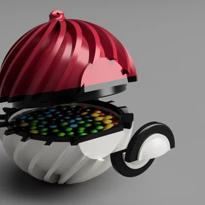 Quả cầu Giáng sinh bất ngờ phong cách Pokeball