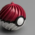 Quả cầu Giáng sinh bất ngờ phong cách Pokeball - Thumbnail 4